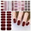 Glittering French Nail Decals 3D Nails Polish Wraps Gel Full Nail Wraps  Salon