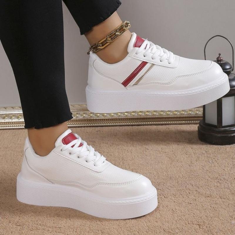 Европейские и американские повседневные женские туфли, новые дышащие повседневные туфли на толстой подошве, простые туфли на плоской подошве Trafza