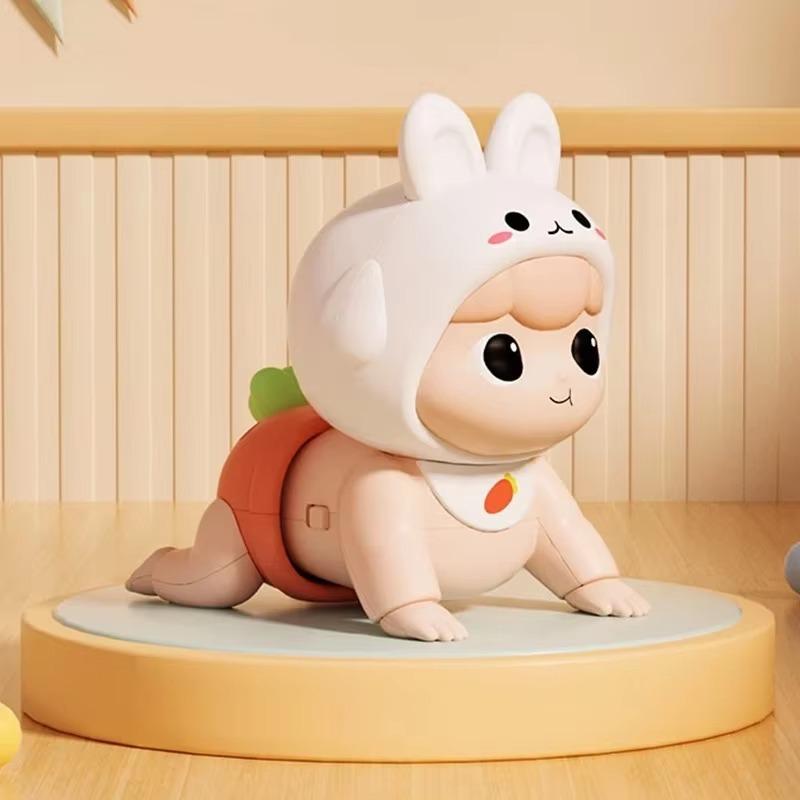 Baby Electric Crawling Doll Doll Can Sing, Walk, Writhe Buttocks, Electric Crawling Baby Learns To Crawl Educational Toys