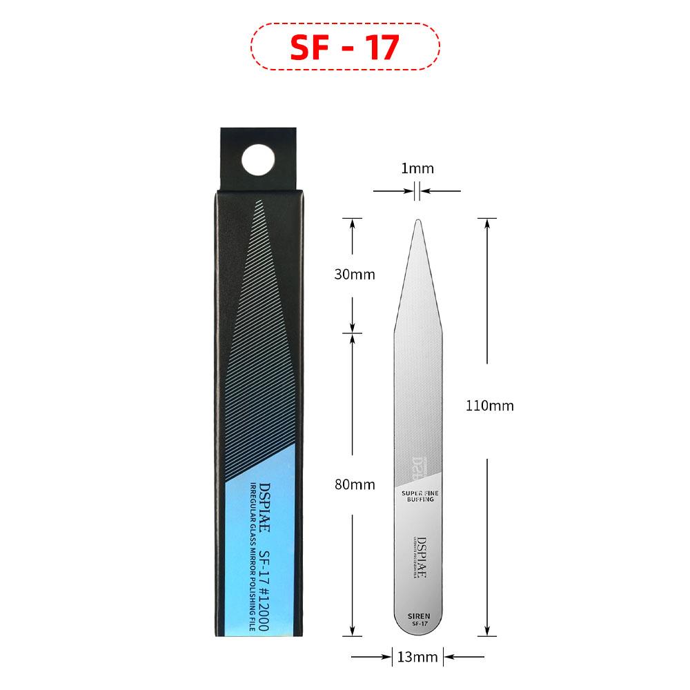 DSPIAE MSF-13 SF-15 SF-16 SF-17 SF-20 Abrasive Block Ceramic File Polishing Tools Leviathan Ultimate Hobby FiLe
