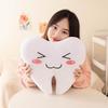 Lovely Cartoon Simulation Tooth Dolls Women Girls Bag Hanging Accessories Toys Soft Stuffed Teeth Gift Kids Plush Peluche