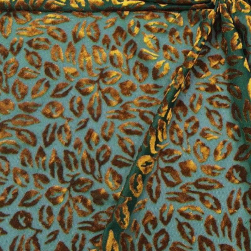 1 ярд Новая эластичная парчовая бархатная ткань с африканским леопардовым принтом, жаккардовая ткань, обивочные ткани для платья, одежды