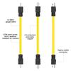 Double Male To Male Extension Cord, Generator Adapter Cord NEMA 5-15P For Transfer,12AWG 125V