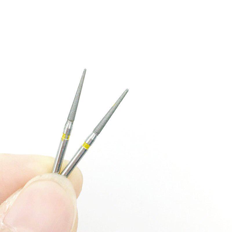 10 шт. TR-11EF стоматологические алмазные боры для полировки зубов, отбеливание, сверхтонкая высокоскоростная насадка FG 1,6 м