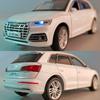 Масштаб 1/32 Q5 SUV, модель автомобиля из сплава, литая под давлением и металлическая игровая модель автомобиля, гиперзвуковая имитация, детская коллекция, подарочная игра