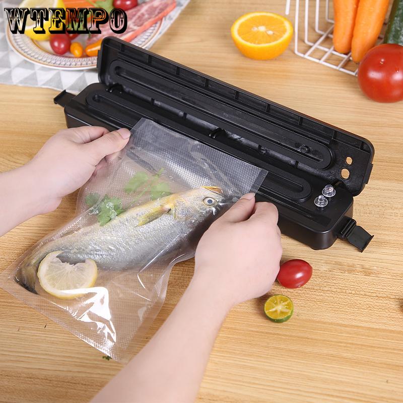 Вакуумный упаковщик для пищевых продуктов Вакуумные пакеты Пластиковый упаковщик Бытовая небольшая пищевая упаковка Автоматический упаковщик