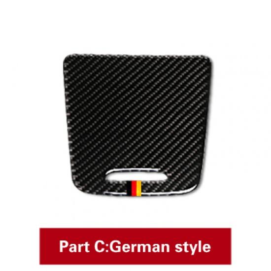 Углеродное волокно для Mercedes Benz W176 A Class CLA GLA Центральная консоль Ящик для хранения Панель Отделка Крышка Наклейка Интерьер автомобиля