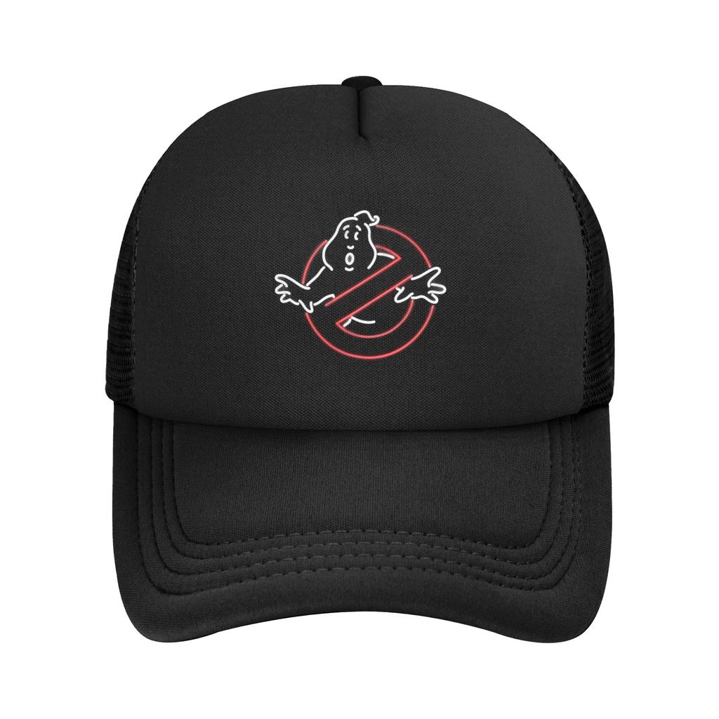 Ghostbuster Cartoon Trucker Cap Unisex Women Hats Trucker Hat Sun Caps Adjustable Polyester Mesh Baseball Caps Summer