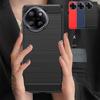 For Realme 11Case Cover OPPO Realme 11 Capas New Armor Carbon Fiber Shockproof Phone Bumper Back Soft TPU Fundas Realme 11 4G