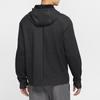Nike Куртка с капюшоном для тренировок на молнии во всю длину, мужские топы, черные CU6261-010