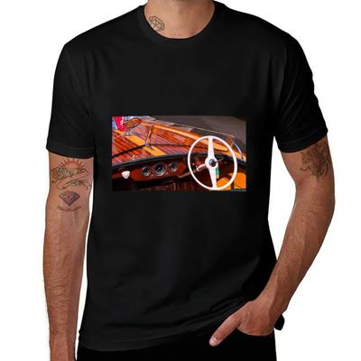 Классическая футболка Chris Craft Большого размера Базовый топ с коротким рукавом