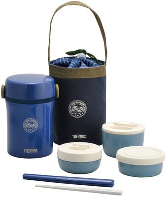 Термос Термос из нержавеющей стали Lunch Jar Cups Navy NVY App. 0,6 JBC-801
