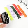 Силиконовый ремешок для Xiaomi Mi Band 10 Аксессуары Спортивный дышащий Браслет Наручный ремешок pulseira correa для Xiaomi Mi band 9 8