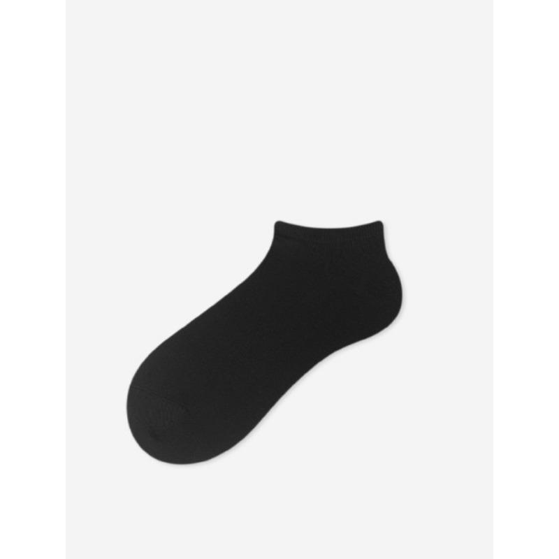 Men's Spring and Summer Short Socks, Black and White Socks, Anti-ball Mid-calf Socks, Basketball Sports Socks, Men's Cotton Socks
