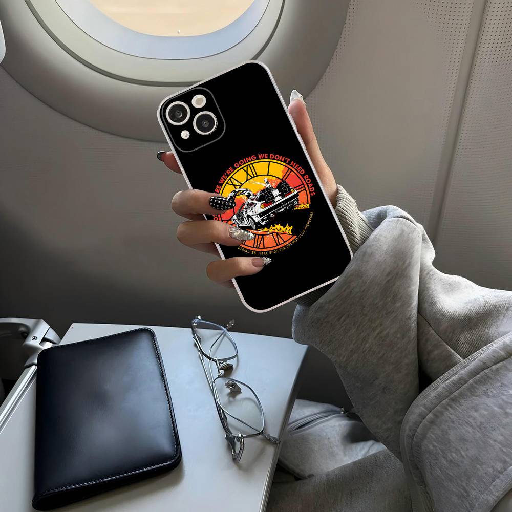 Back To The Future Phone Case For IPhone 17 16 14 11 12 13 15 Pro Max 14 Plus 17 Air Cover