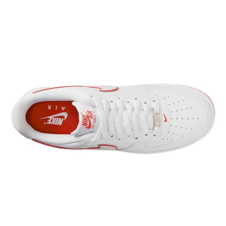 Nike Air Force 1 07 Белые красные мужские кроссовки Picante DV0788-102