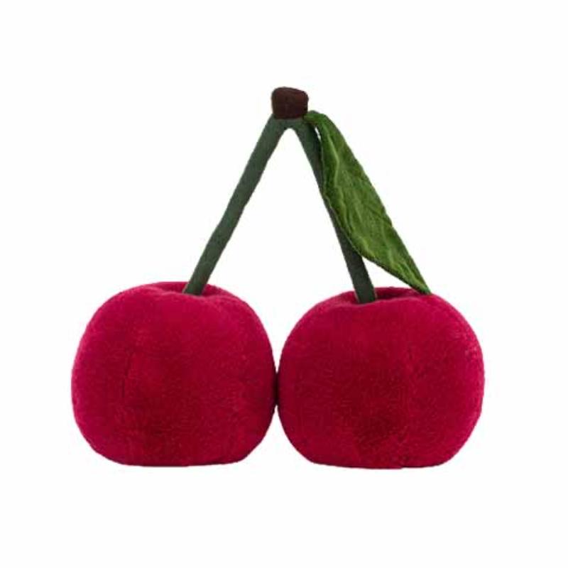 JELLYCAT Серия Веселые Растения Фрукт Вишня Кукла-Компаньон Плюшевая Кукла Высотой 22 см