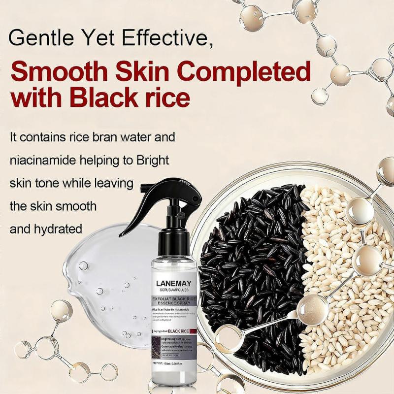 Спрей-ампула для лица Peel Shot Glow с водой из белого и черного риса - для тонизирования | Ежедневное мягкое отшелушивание, легкая увлажняющая формула для всех типов кожи