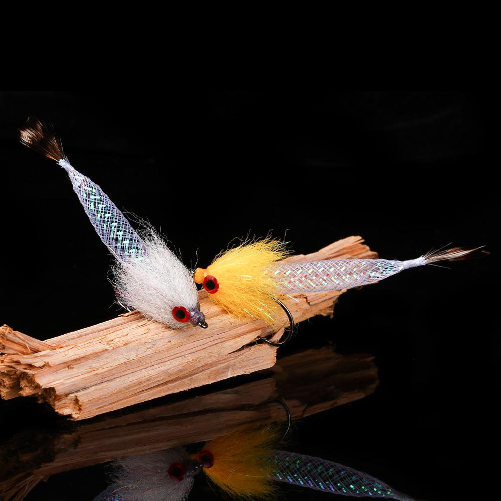 5 шт./кор. быстро тонущий Mylor Flash Tube Streamer Fly легкий большой объем 5 цветов в наличии форель окунь щука рыболовная приманка приманка