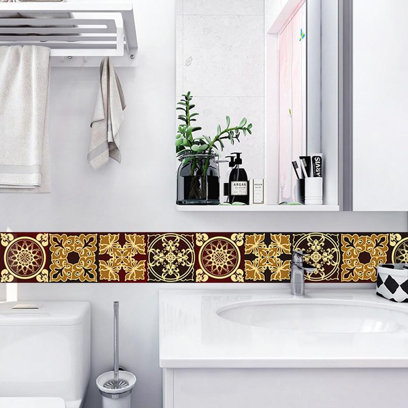 Ретро кухонные столы наклейка плитка узор напольная наклейка матовая поверхность плитка наклейка водонепроницаемая