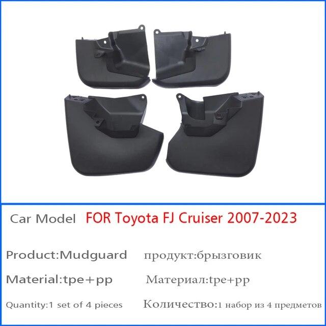 2007-для Toyota FJ Cruiser брызговик на крыло, брызговики, автомобильные аксессуары, передние и задние, 4 шт.