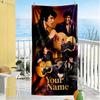 Elvis Presley Customize Your Name Beach Towel Super Soft Microfiber Quickdry Fabric Suitable for Sports Travel Swimming Yoga Bathroom Beach And Pool