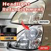 Car Headlight Repair and Polishing Kit, Headlight Scratch Remover, Repair Cleaning Paste, Removal of Oxidation, Headlight Polishing Wax