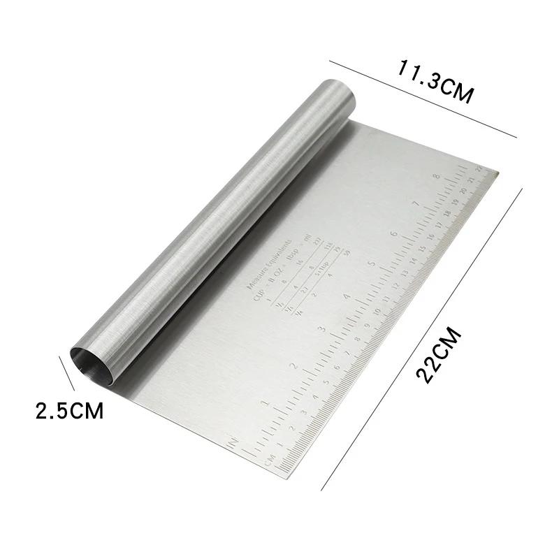 6"/8" Нержавеющая сталь Скребок для торта DIY Лопатки для теста и выпечки Сглаживатель краев для масляного крема Инструменты для украшения торта Аксессуары для выпечки