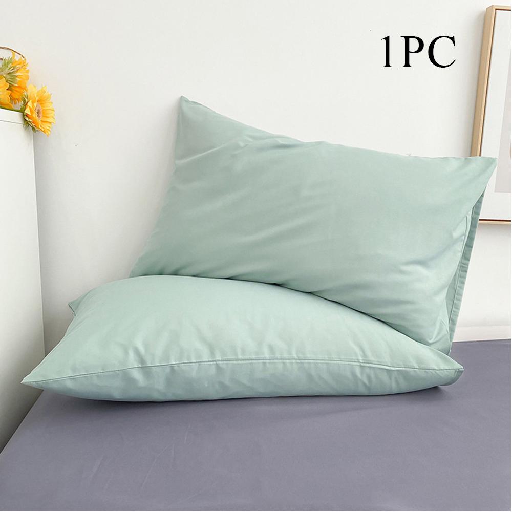 Cotton Pillowcase High-Quality Envelope Pillowcover Solid Color Pillow Case Bedding Sleep Pillow Cover Case 48x74