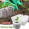 100PCS Non-woven Seeding Grow Bags Biodegradable Seed Nursery Bags Plants Seeds To Sow Flower Pots Pouch Home Garden Supply