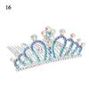 Birthday Present Crystal Party Children's Headwear Rabbit Crown Comb Hairpin