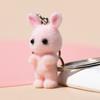 Cartoon Phone Pendant Creative Backpack Pendant Cute Plush Resin Rabbit Keychain  Bag Accessories