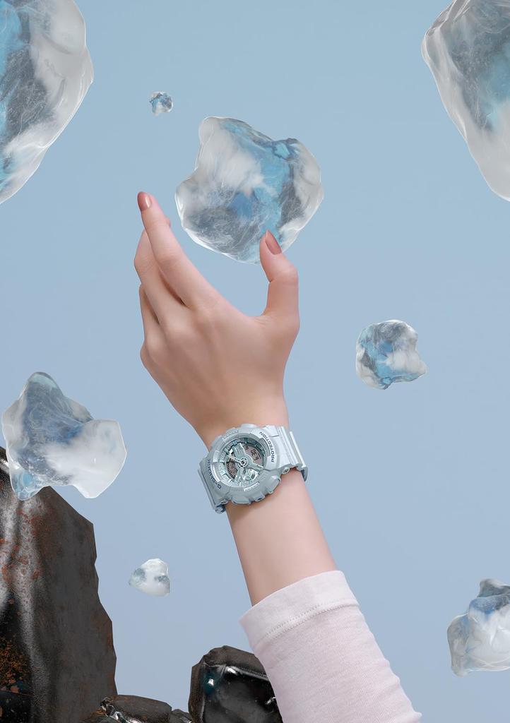 Часы Использует биомассу пластик Синий [Casio] G-Shock [] GMA-S110ST-2AJF Женский