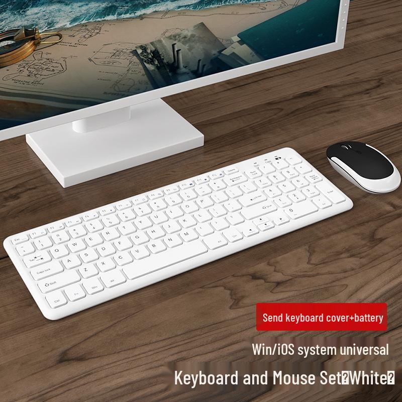 Набор проводной клавиатуры и мыши BOW Hangshi для девочек с USB-подключением