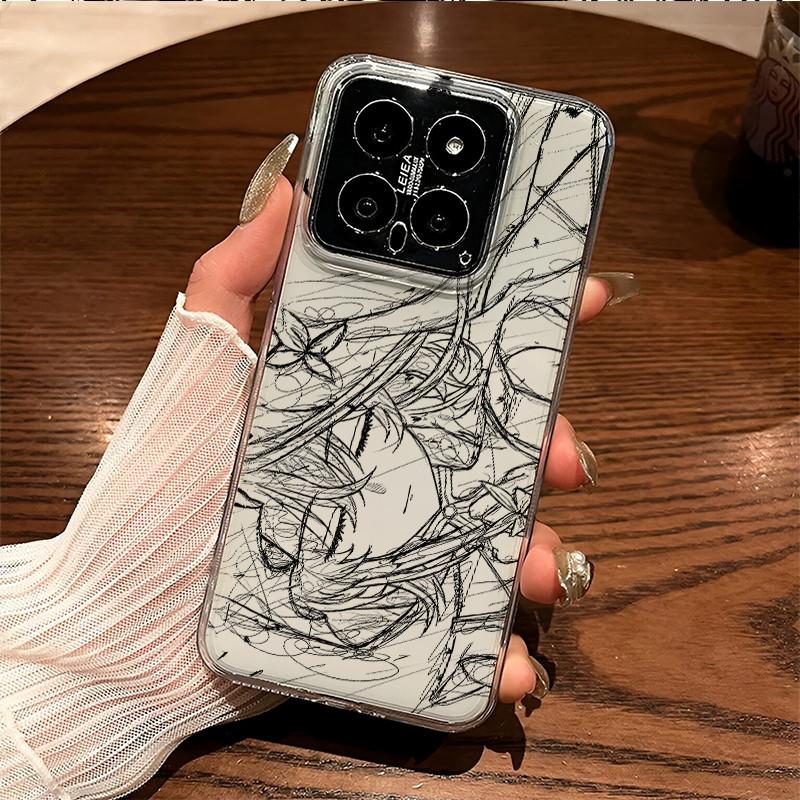 Тонкий мягкий чехол для телефона для For Poco X8 Pro X7 X6 F8 F7 Turbo 5 Max Turbo 4 Pro Защита камеры Ударопрочный / Чехол Poco / Чехол Redmi