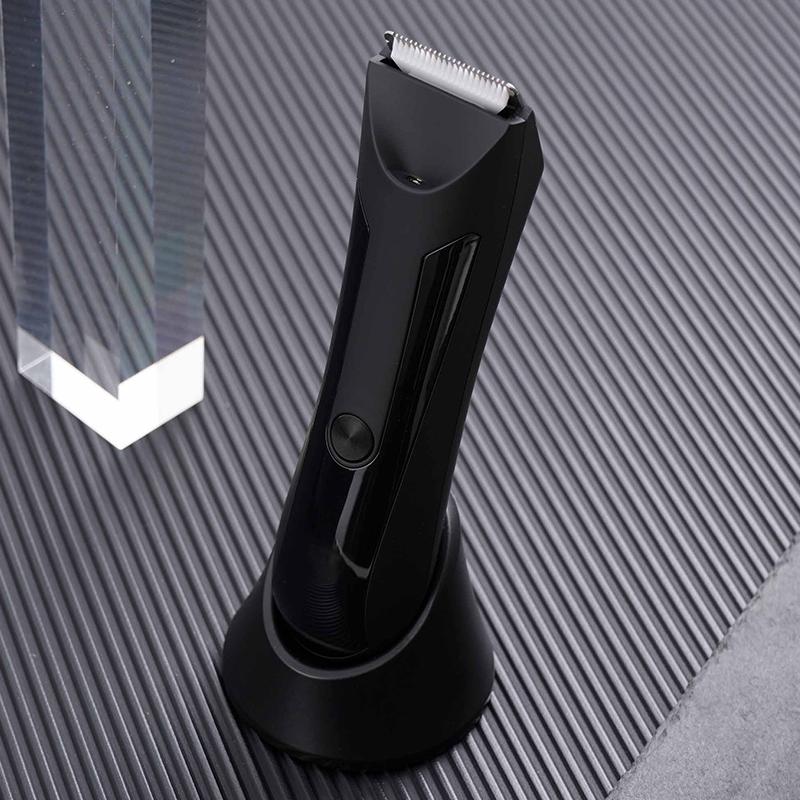 Мужская электрическая машинка для стрижки волос на всем теле Бритва с ЖК-цифровым дисплеем Бритва для подмышек и ног