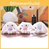 Little Rabbit White Plush Keychain Ultra Soft Stuffed Animal Gift For Teens Kids