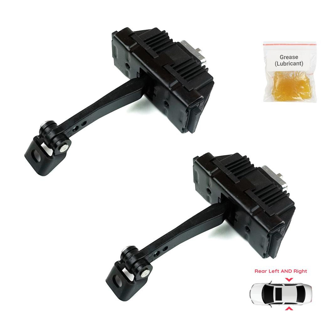 EDP1076-1 2 Pieces Rear Left AND Right Door Hinge Brake Stop Check Strap Limiter Protection Lever Arm for BMW X5 E53 1999-2006 5122840256