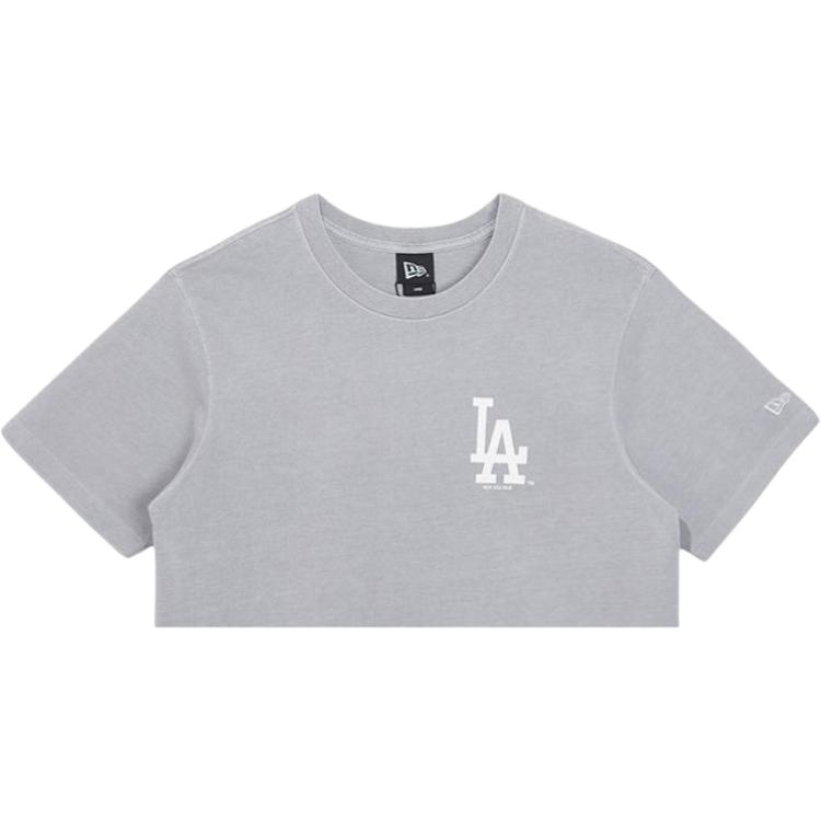 New Era MLB Los Angeles Dodgers Свободная Повседневная Футболка с Круглым Вырезом и Коротким Рукавом Унисекс Топы 14500137