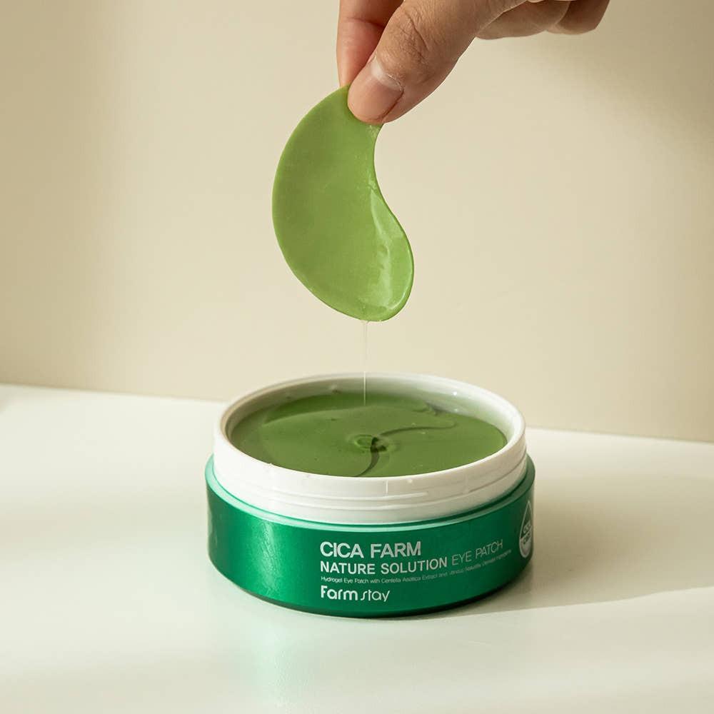 Farmstay Cica Farm Nature Solution Eye Patch Soothing Hydrating 90ml 60pcs
