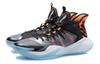 Li Ning Storm 2021 Basketball Shoes Men's Mid Top Black/White/Orange ABFR007-2