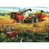 5D DIY Diamond Painting Full Round Drill "Tractor Scenery" 3D Rhinestone Embroidery