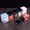 Portable Iron Storage Container With Lid Sweetmeat Kitchen Teaware Candies Can Tea Box Tea Jar
