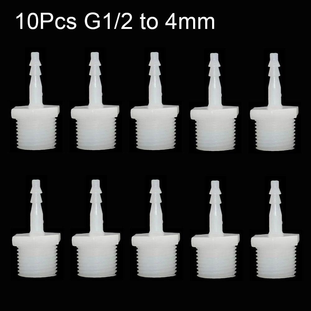 1/10 шт. фитинги для труб, разъем для шланга, система капельного орошения, резьба 1/2 дюйма, муфта для зазубренной трубы