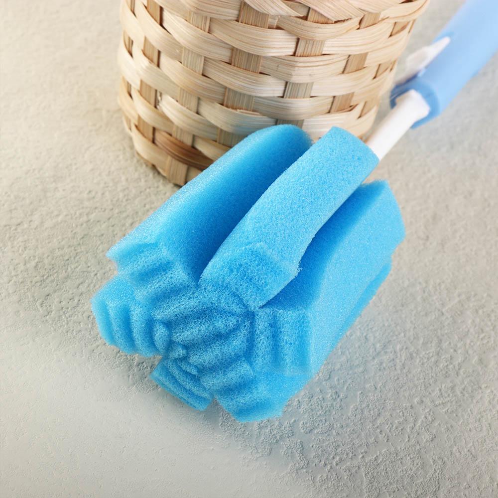 Removable Sponge Cup Brush Adjustable Sponge Cleaning Brush Baby Bottle Brush  Glass Cup