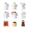 Car Ornament Dog Doll Dog Coffee Shop Mini Animals Figurine New Miniature Figurines