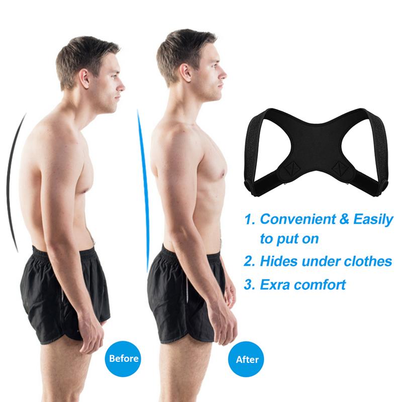 1 шт., профилактика горбатой спины, выпрямитель для спины, поддержка плеч, пояс, корректор осанки