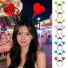Photo Prop Light Up Hairband LED Star Headband with Spring, Wobble Hair Hoop Soft Glow Accessory for Party Concert, Glowing Festival Kids Adults,