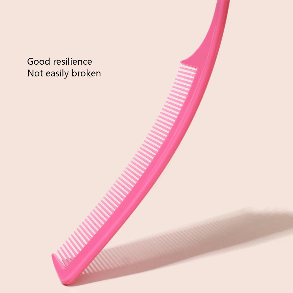 1 шт. Профессиональная расческа с заостренным кончиком, салонная расческа для укладки волос, нержавеющая сталь, антистатическая, для окрашивания волос, Специальная для париков из натуральных волос