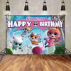 SuperKitties Background Photography Castle Wizard Platform First Night Street Birthday Party Decoration Gifts Props Poster